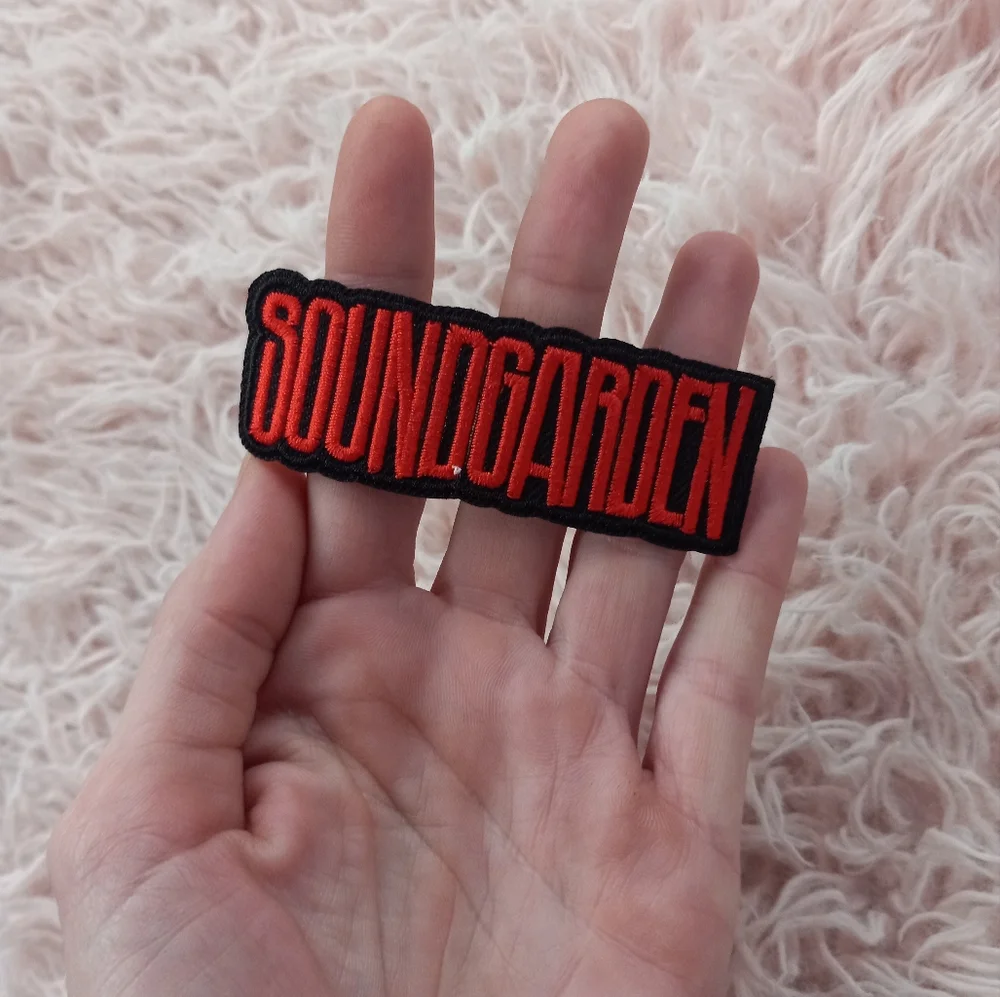 Soundgarden iron-on patch! Rare! So cute! Cute lil embroidered SOLD @market - Picture 4 of 4